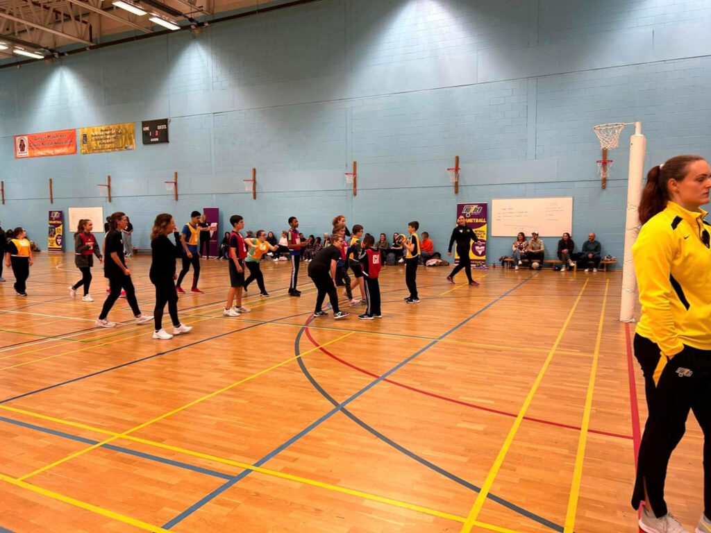 ParaNetball session photo.
