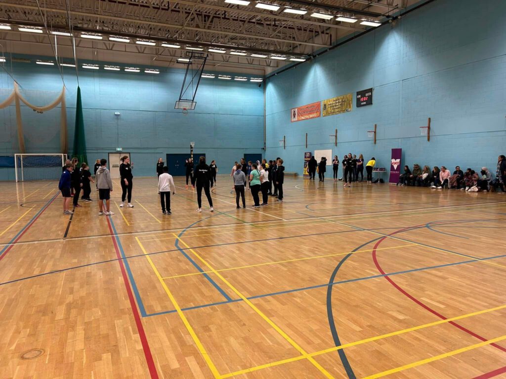 ParaNetball session photo.
