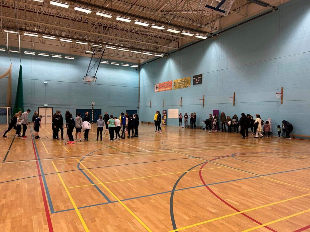 ParaNetball session photo.