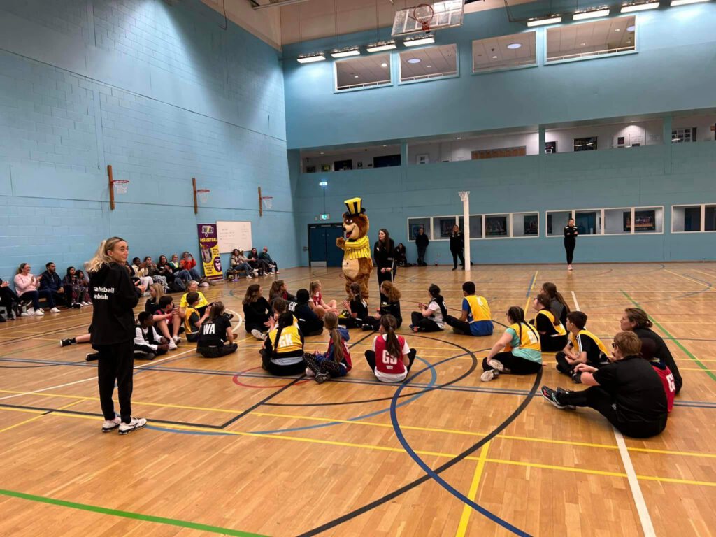 ParaNetball session photo.