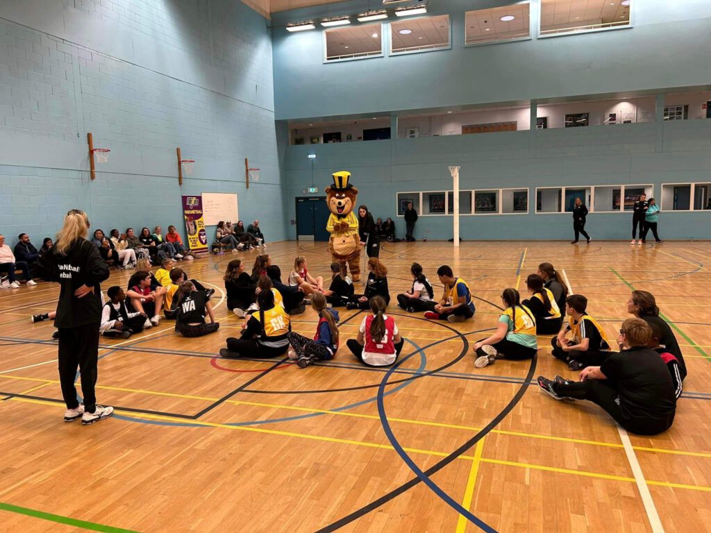 ParaNetball session photo.