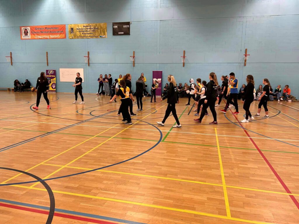 ParaNetball session photo.