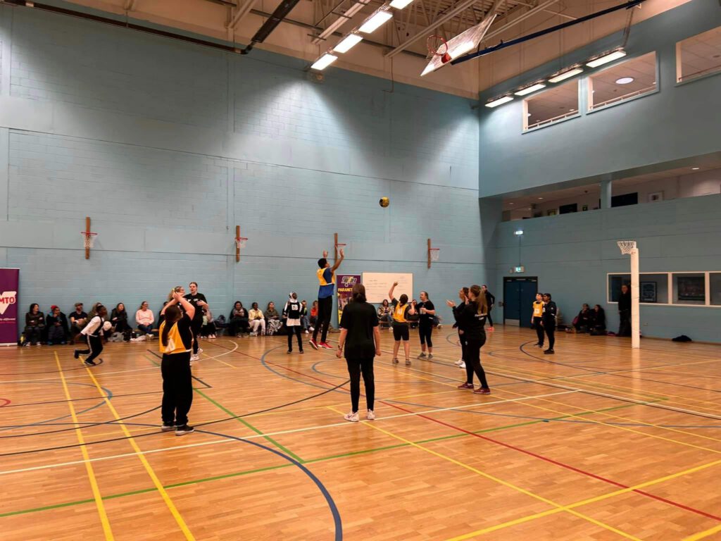 ParaNetball session photo.
