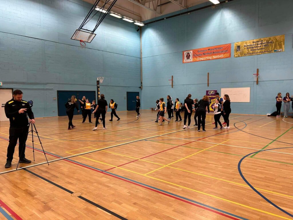 ParaNetball session photo.