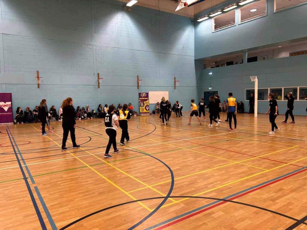 ParaNetball session photo.