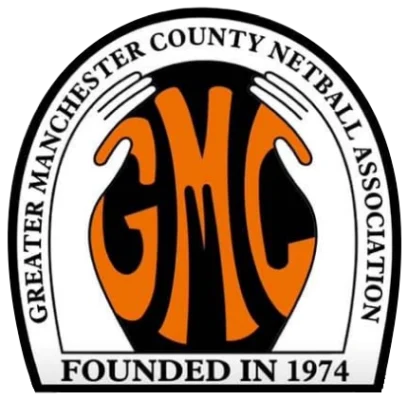 The GMCNA Greater Manchester County Netball Association logo.
