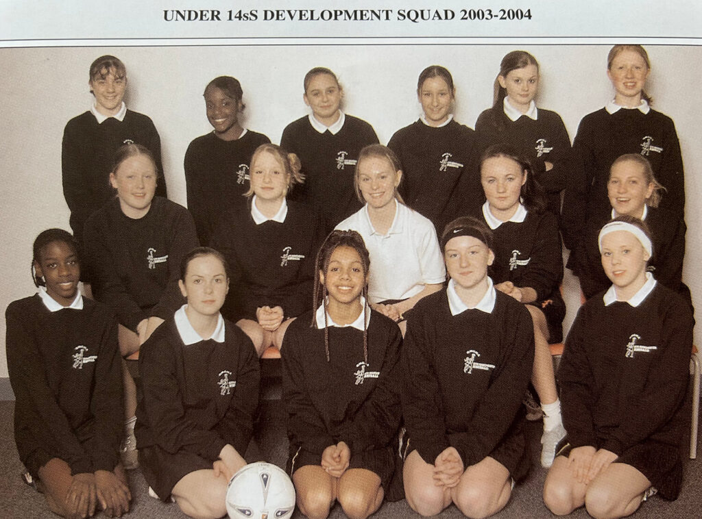 Netball Under 14 Development Squad 2003-2004.