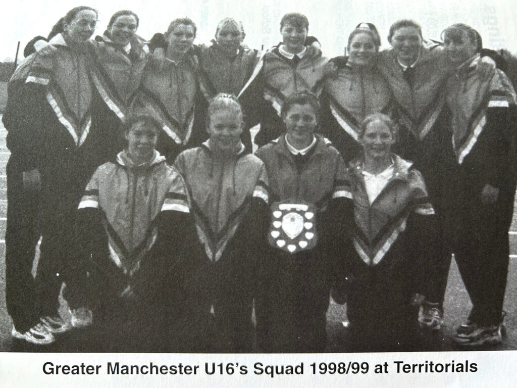 Greater Manchester U16s Squad at 1998/99 at Territorials.