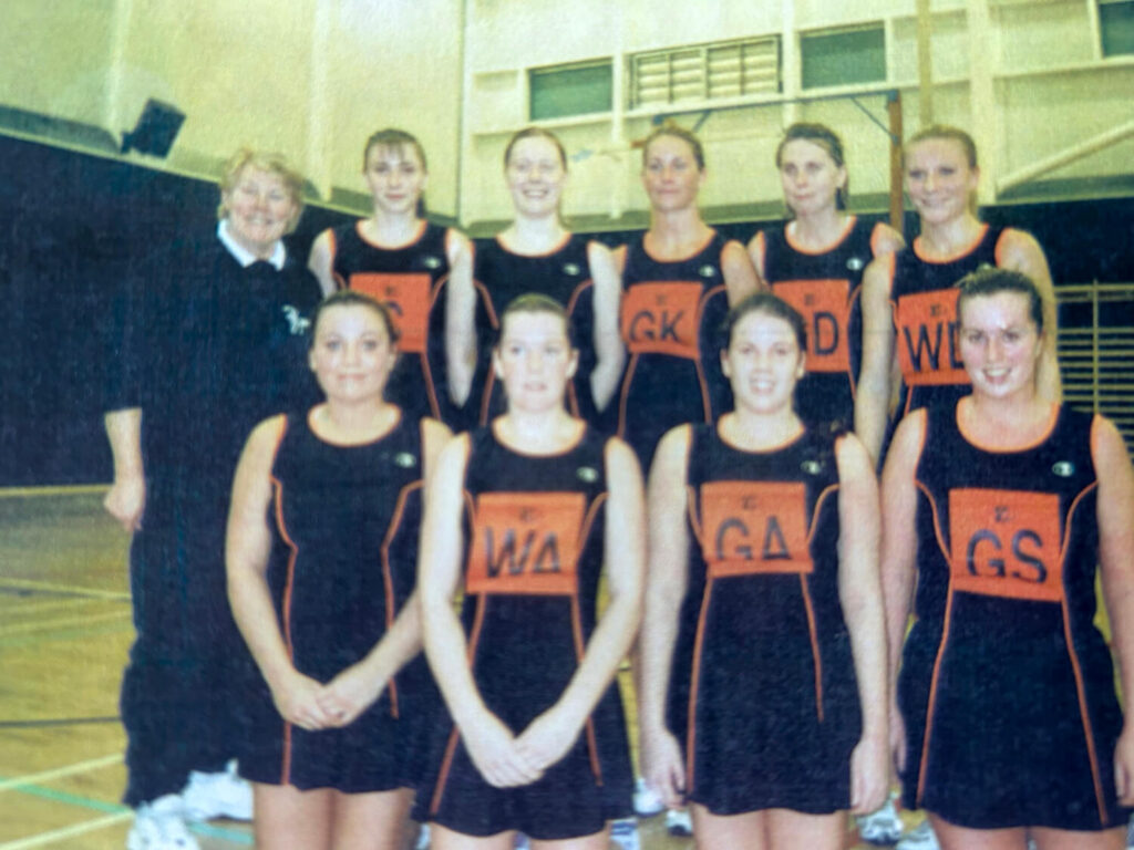 Old netball team photo.