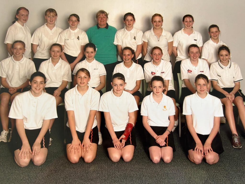 Netball squad.