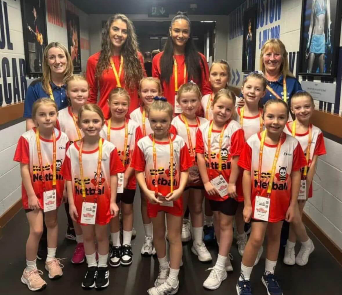 Young netball team.